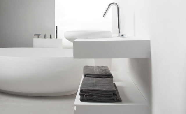 Ardea Semi-Recess Basin (Round)-INFINITE BATH-訂造洗手盆,浴室翻新, small size bathtubs, custom-made bathtub HK,freestanding bathtub Hong Kong, 獨立式 浴缸 香港, premium bathtub brands HK, Where to buy bathtubs in Hong Kong, best custom bathroom furniture HK, Infinite Bath, Infinite浴缸, Cloakroom,Vanities, Mirrors,Bathroom Furniture, 浴室裝修,浴室 櫃 訂造