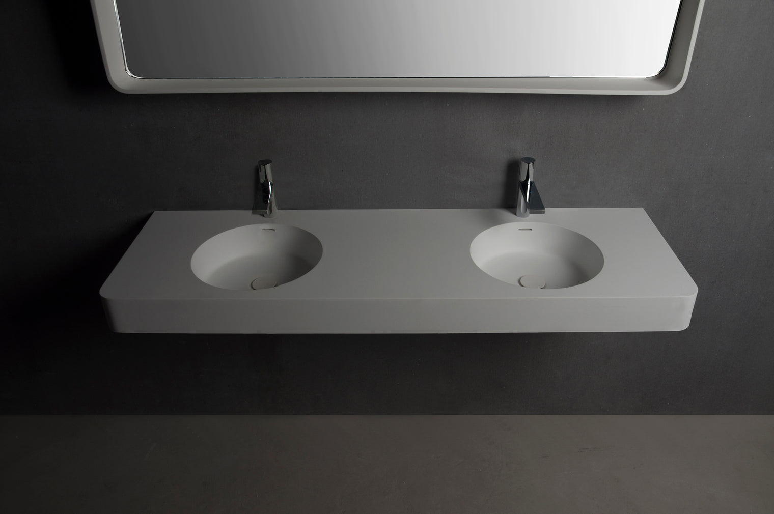 Cirque WM 150DB-WALL MOUNT WASHBASINS-訂造一體無縫洗手盆,Tailor made Washbasins,waterbasin hk, 浴室物料,浴室裝修,訂造洗手盆,浴室翻新,Bathroomware ,Bespoke bathroom,浴室配件,訂造浴室潔具,訂造浴室傢俬,香港 浴室設計 公司,best custom bathroom furniture HK, Infinite Bath