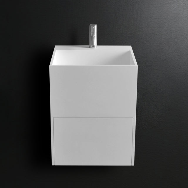 CUBE-X WM 40 w/Drawer-WALL MOUNT WASHBASINS-訂造一體無縫洗手盆,Tailor made Washbasins,waterbasin hk, 浴室物料,浴室裝修,訂造洗手盆,浴室翻新,Bathroomware ,Bespoke bathroom,浴室配件,訂造浴室潔具,訂造浴室傢俬,香港 浴室設計 公司,best custom bathroom furniture HK, Infinite Bath