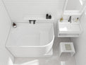 Rovigo 120R-BATHTUBS-INFINITE-訂造洗手盆,浴室翻新, small size bathtubs, custom-made bathtub HK,freestanding bathtub Hong Kong, 獨立式 浴缸 香港, premium bathtub brands HK, Where to buy bathtubs in Hong Kong, best custom bathroom furniture HK, Infinite Bath, Infinite浴缸, Cloakroom,Vanities, Mirrors,Bathroom Furniture, 浴室裝修,浴室 櫃 訂造