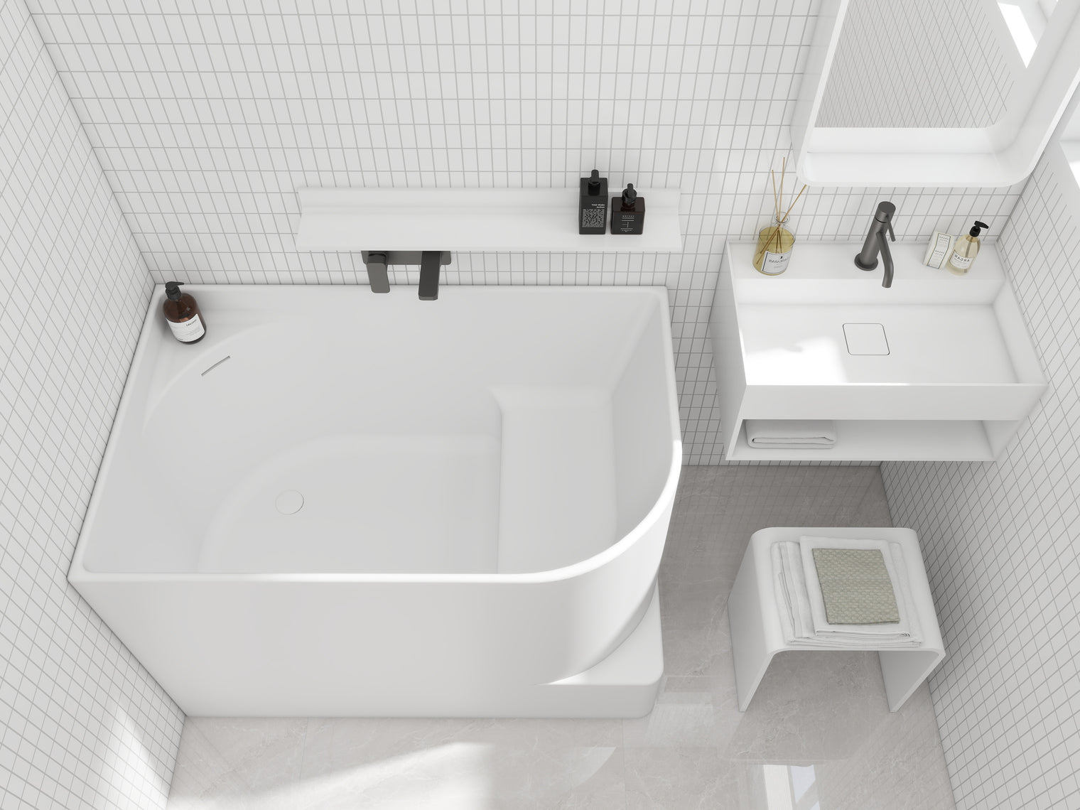 Rovigo 120R-BATHTUBS-INFINITE-訂造洗手盆,浴室翻新, small size bathtubs, custom-made bathtub HK,freestanding bathtub Hong Kong, 獨立式 浴缸 香港, premium bathtub brands HK, Where to buy bathtubs in Hong Kong, best custom bathroom furniture HK, Infinite Bath, Infinite浴缸, Cloakroom,Vanities, Mirrors,Bathroom Furniture, 浴室裝修,浴室 櫃 訂造
