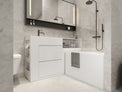 Cirque 100-BATHTUBS-INFINITE-訂造洗手盆,浴室翻新, small size bathtubs, custom-made bathtub HK,freestanding bathtub Hong Kong, 獨立式 浴缸 香港, premium bathtub brands HK, Where to buy bathtubs in Hong Kong, best custom bathroom furniture HK, Infinite Bath, Infinite浴缸, Cloakroom,Vanities, Mirrors,Bathroom Furniture, 浴室裝修,浴室 櫃 訂造