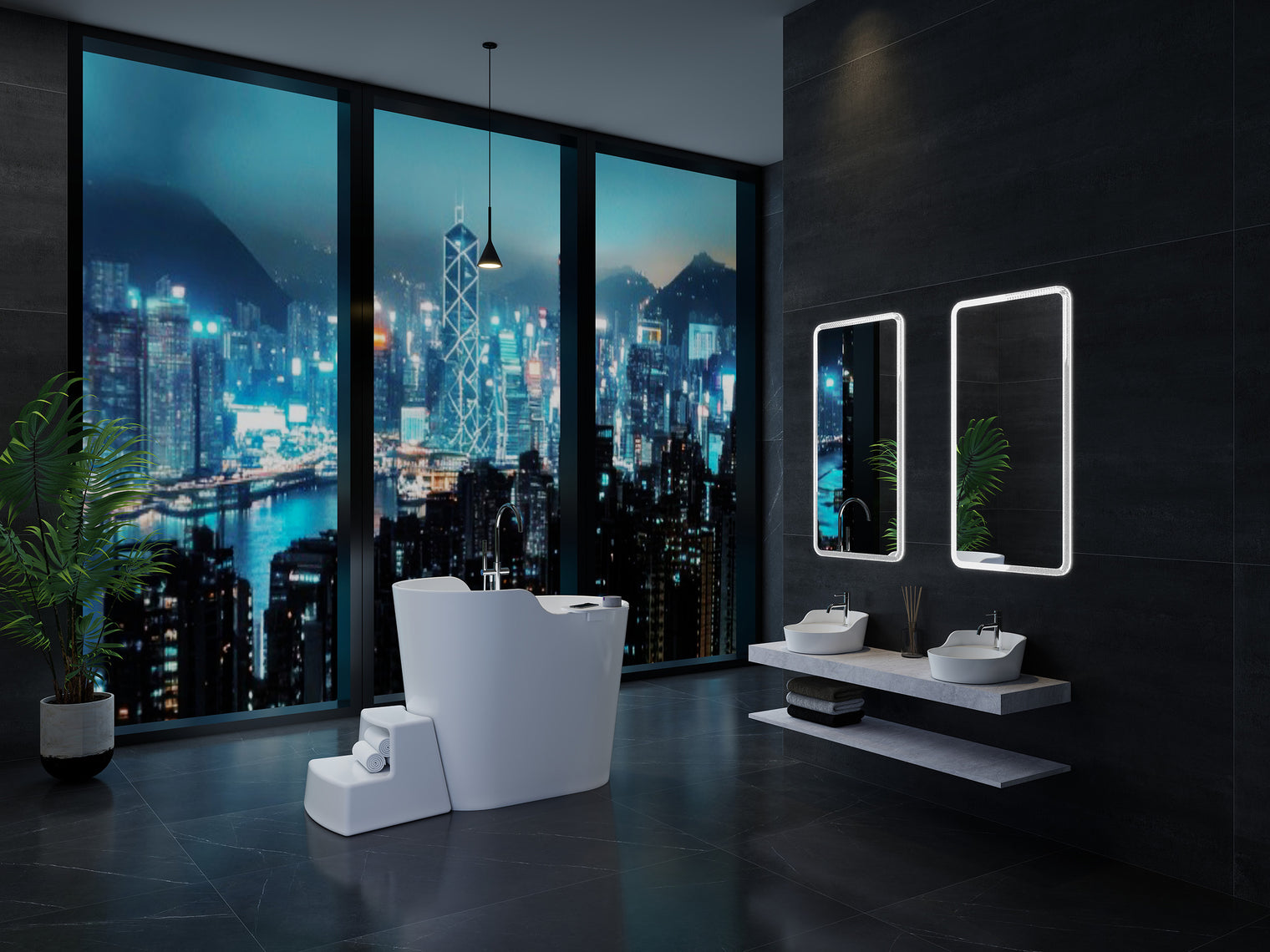 OSAKA L-Edge Overcounter Basins