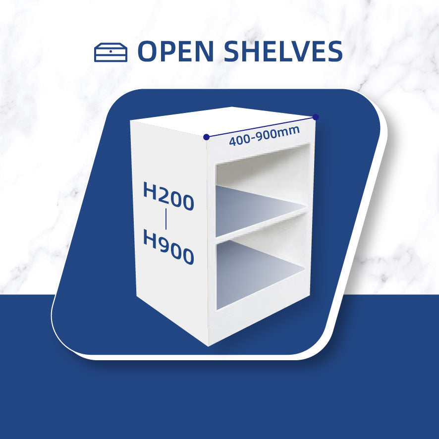 Open Shelves