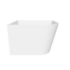 Siena 90R Freestanding Designer Quarter Solid Surfaces Corner Bathtub Siena系列90厘米矩型人造石設計師獨立角落式蝸居浴缸採用特別溢水設計
