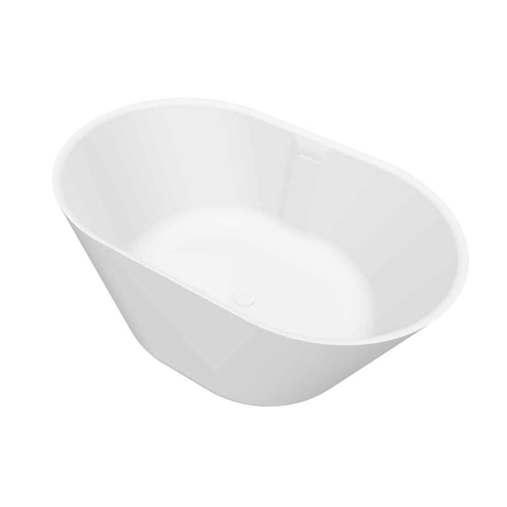 Niagara (Ellipse) 118 Freestanding Designer Solid Surfaces Ellipse Bathtub Niagara系列1米1橢圓型人造石設計師獨立式蝸居浴缸採用特別溢水設計