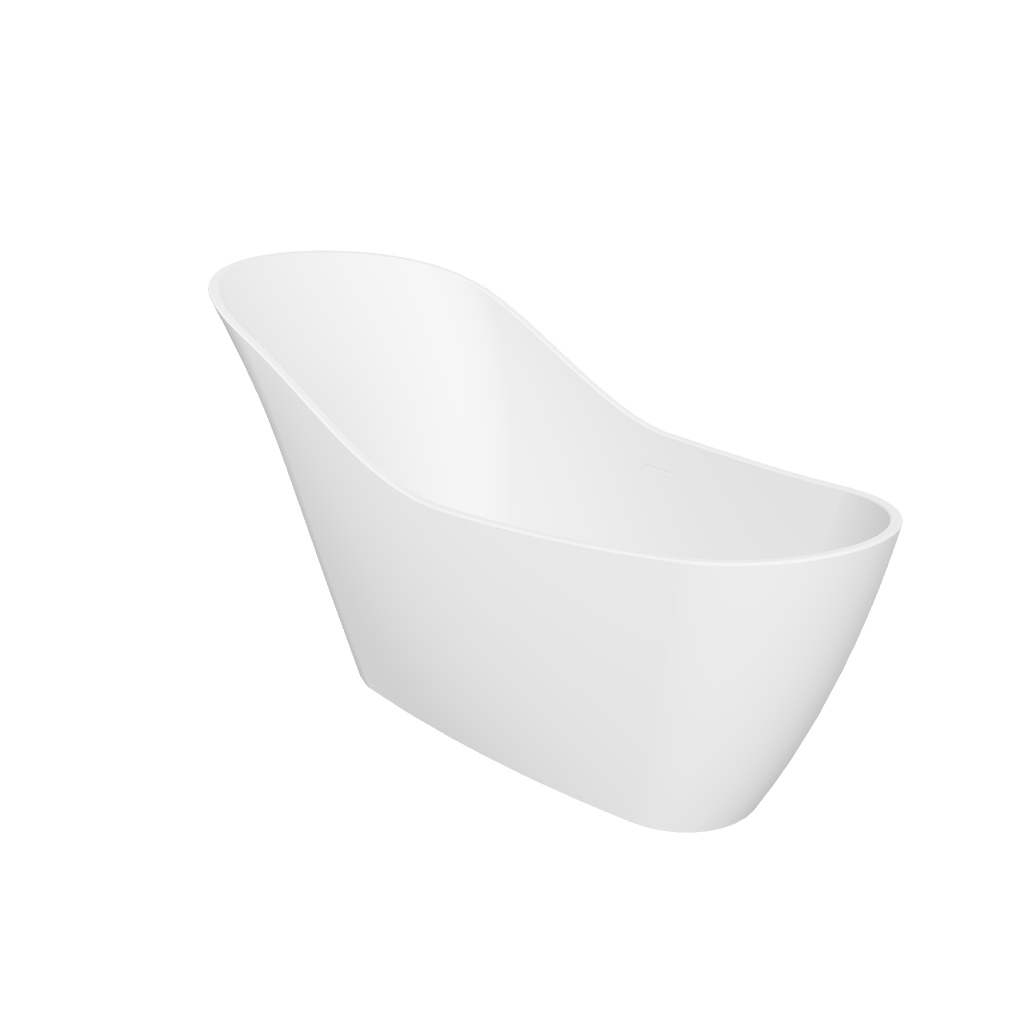 Luca 169 Freestanding Designer Solid Surfaces Bathtub Luca系列1米6人造石設計師獨立式大浴缸採用特別溢水設計 獨特的高低設計可更舒適躺下享受沐浴體驗