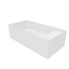 CUBE-X 50 Designer Rectangle Solid Surfaces Overcounter Washbasin CUBE-X系列50CM長方型人造石設計師檯上式臉盆採用特別溢水設計