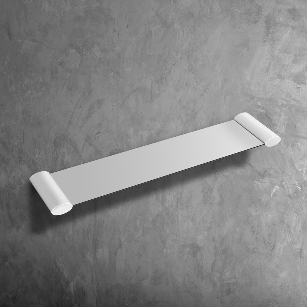 INFINITE | NUUK Shower Shelf 50 | Zinc base, Brass pipe