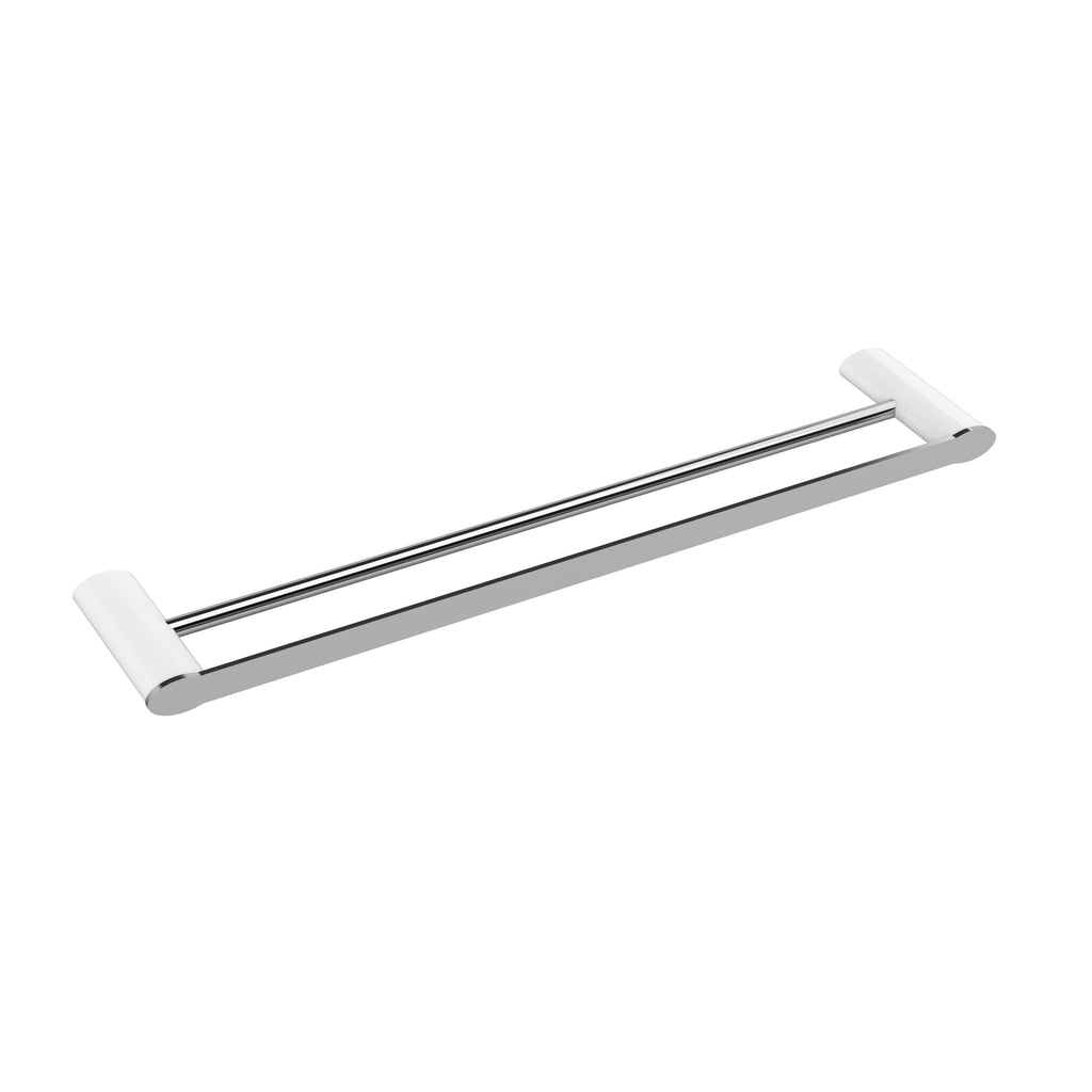 INFINITE | NUUK Double Towel Rail 60 | Zinc base, Brass pipe