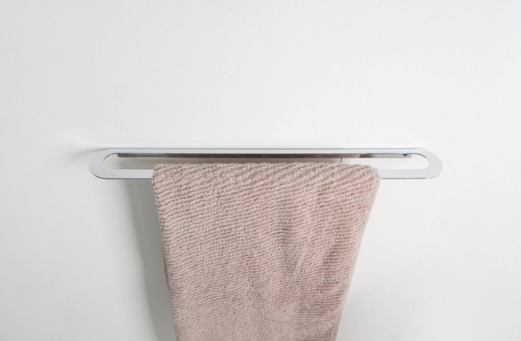 INFINITE | BARN Towel Rail 60 | Zinc base, Brass pipe