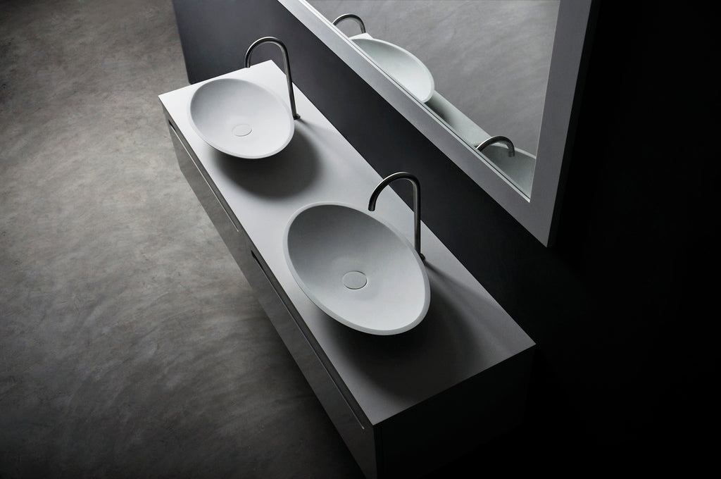 INFINITE | Bologna 60 Overcounter Washbasin | INFINITE Solid Surfaces