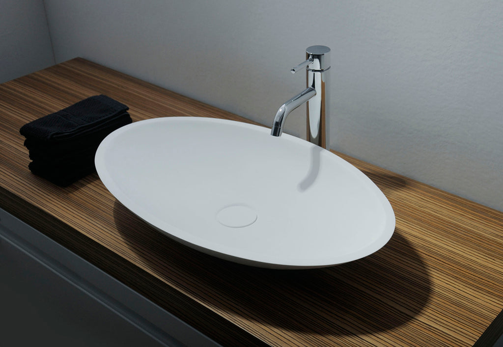 INFINITE | Bologna 70 Overcounter Washbasin | INFINITE Solid Surfaces