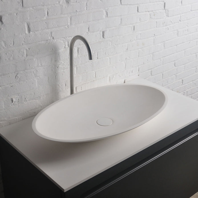 INFINITE | Bologna 70 Overcounter Washbasin | INFINITE Solid Surfaces