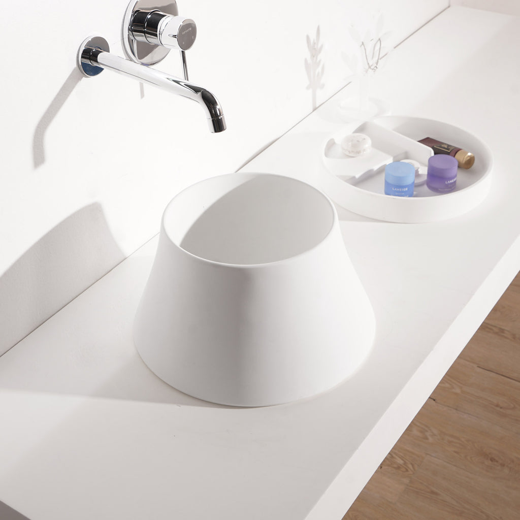 INFINITE | Fujisan D32 Overcounter Washbasin | INFINITE Solid Surfaces