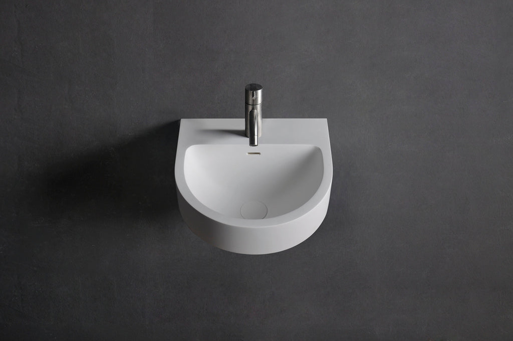 INFINITE | Rieti WM 38 | Wall Mount Washbasin | INFINITE Solid Surfaces