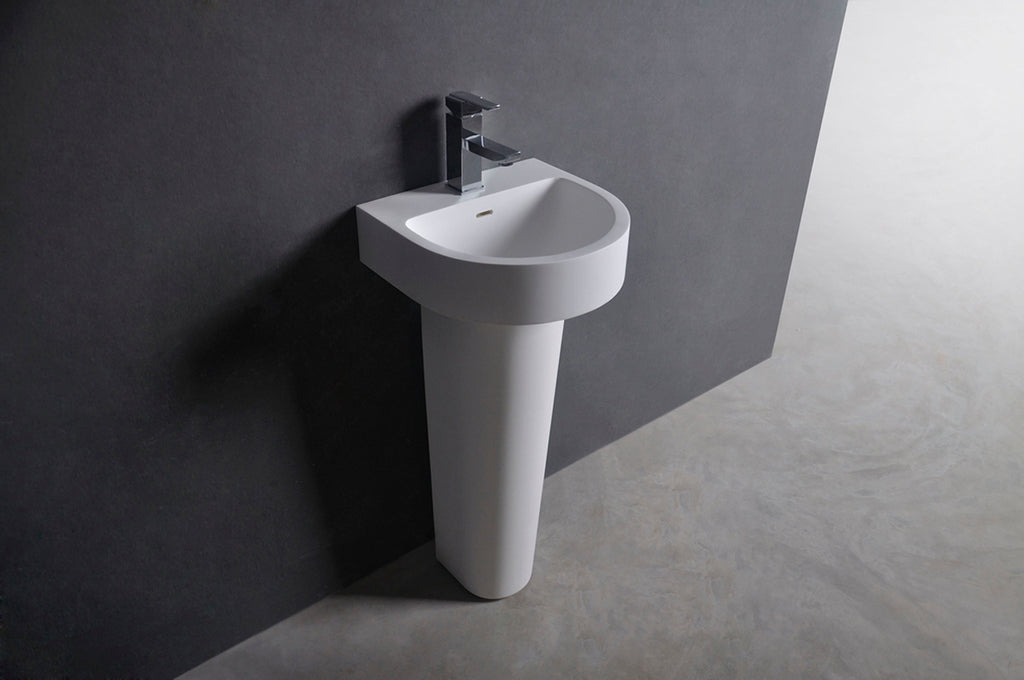 INFINITE | Rieti WM 38 | Wall Mount Washbasin | INFINITE Solid Surfaces