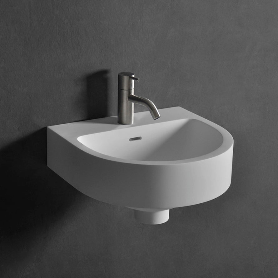 INFINITE | Rieti WM 38 | Wall Mount Washbasin | INFINITE Solid Surfaces