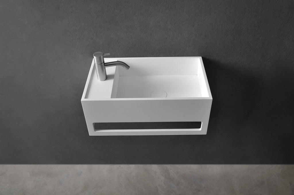 INFINITE | Pure WM 50R | Wall Mount Washbasin | INFINITE Solid Surfaces