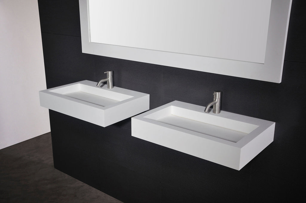 INFINITE | Minerva WM 60 | Wall Mount Washbasin | INFINITE Solid Surfaces