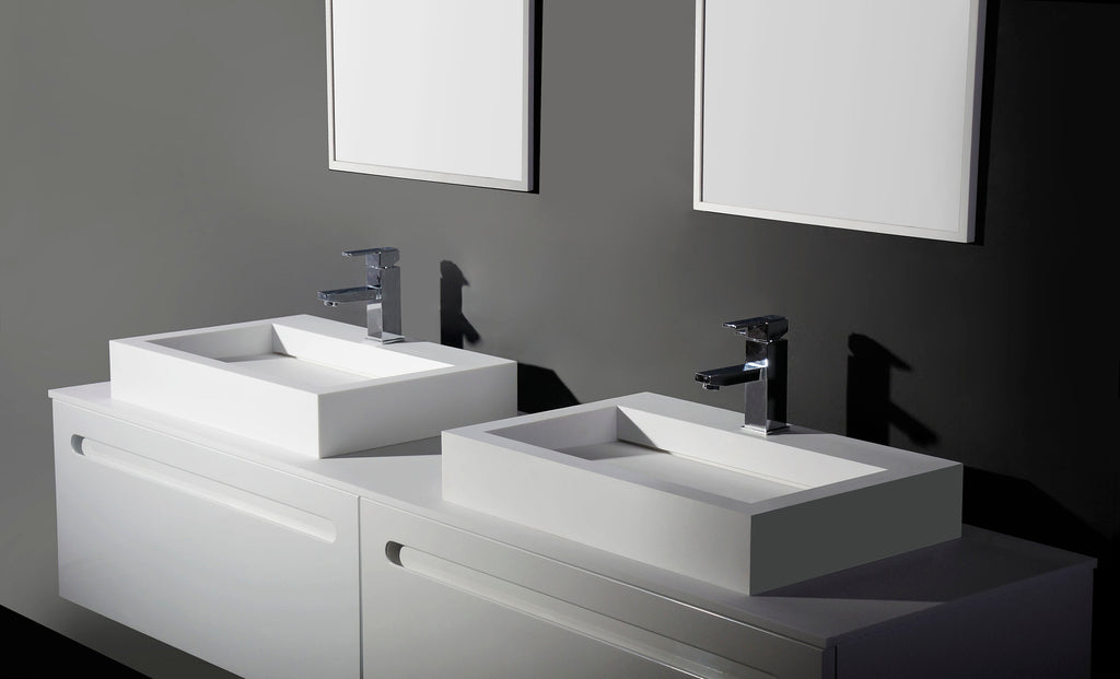 INFINITE | Minerva WM 60 | Wall Mount Washbasin | INFINITE Solid Surfaces