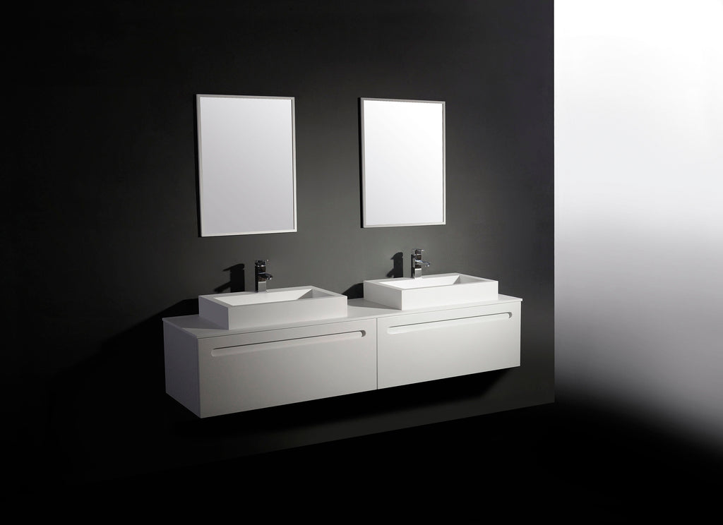 INFINITE | Minerva WM 60 | Wall Mount Washbasin | INFINITE Solid Surfaces