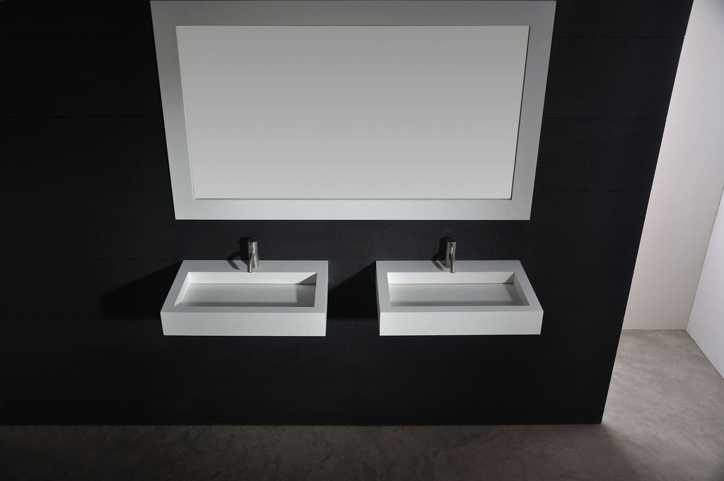 INFINITE | Minerva WM 60 | Wall Mount Washbasin | INFINITE Solid Surfaces