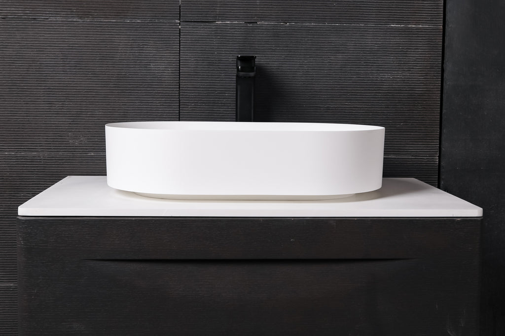 INFINITE | Float E 54 Overcounter Washbasin | INFINITE Solid Surfaces