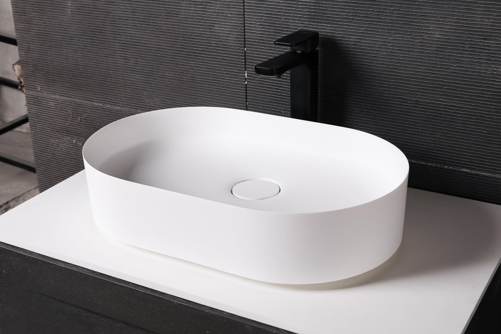 INFINITE | Float E 54 Overcounter Washbasin | INFINITE Solid Surfaces