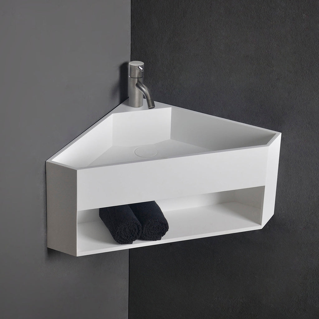 INFINITE | Petrini WM 50 with Shelf | INFINITE Solid Surfaces