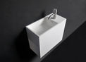 INFINITE | Pure WM 45 with Shelf | Wall Mount Washbasin | INFINITE Solid Surfaces