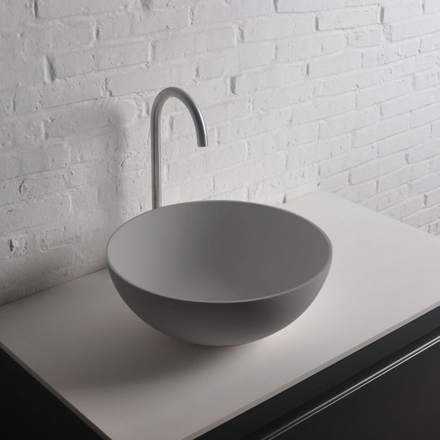 INFINITE | Super Thin Edge 39 | Overcounter Washbasin | INFINITE Solid Surfaces