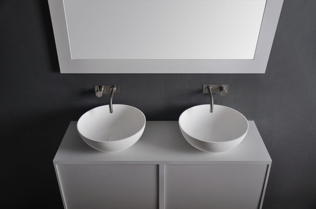 INFINITE | Super Thin Edge 39 | Overcounter Washbasin | INFINITE Solid Surfaces