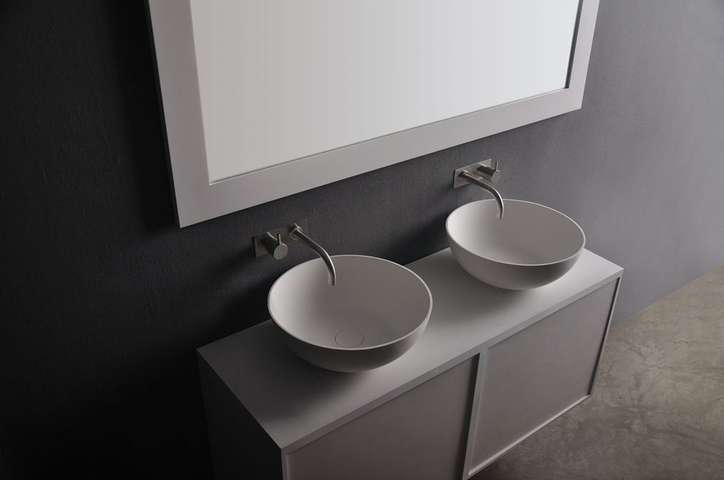 INFINITE | Super Thin Edge 39 | Overcounter Washbasin | INFINITE Solid Surfaces