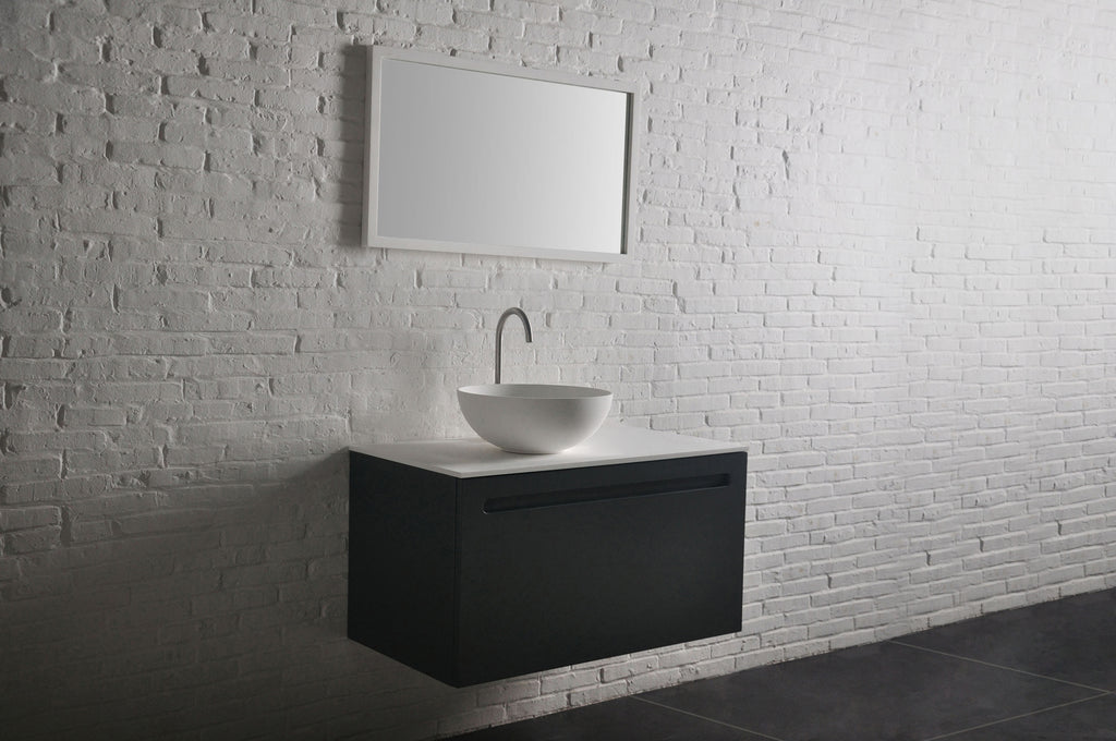 INFINITE | Super Thin Edge 39 | Overcounter Washbasin | INFINITE Solid Surfaces