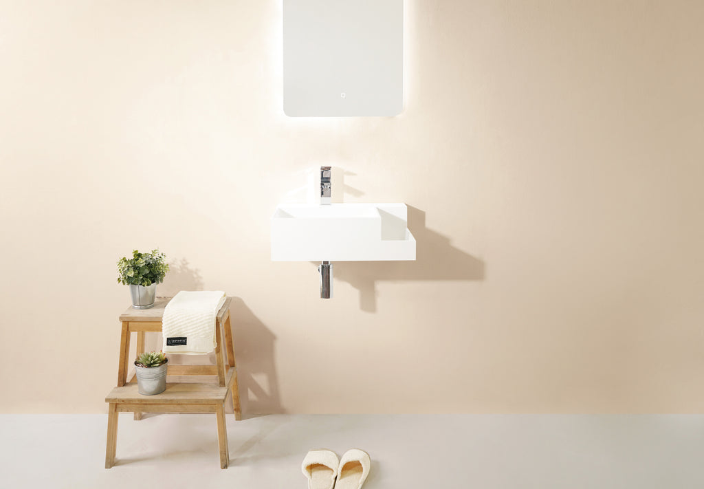 INFINITE | Captop 2.0 Wall Mount Washbasin | INFINITE Solid Surfaces