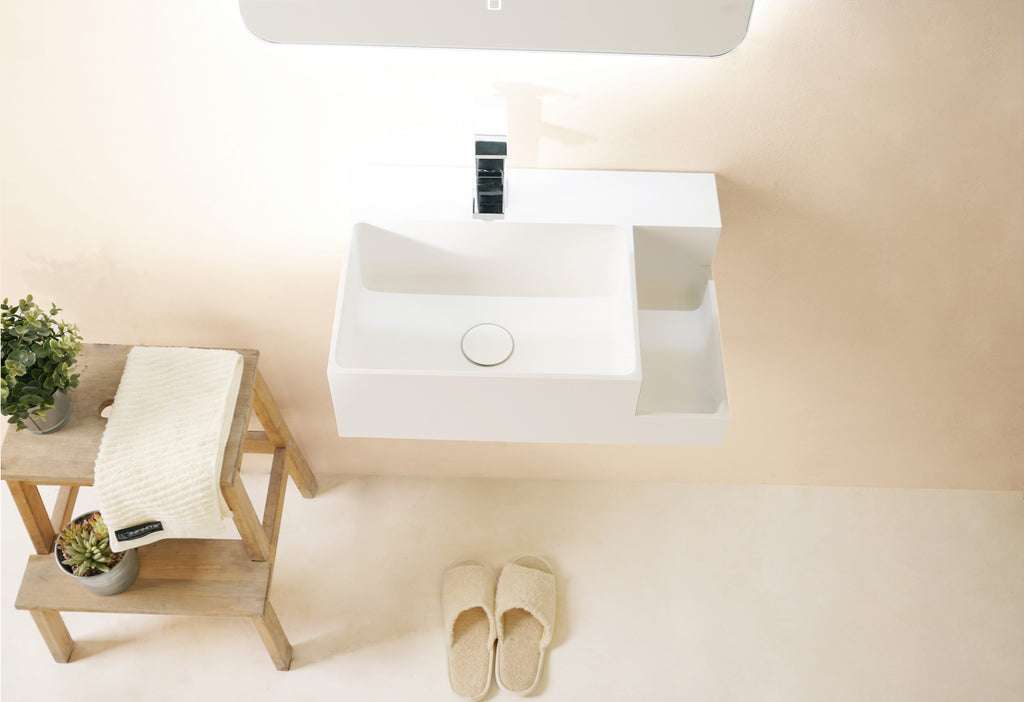 INFINITE | Captop 2.0 Wall Mount Washbasin | INFINITE Solid Surfaces