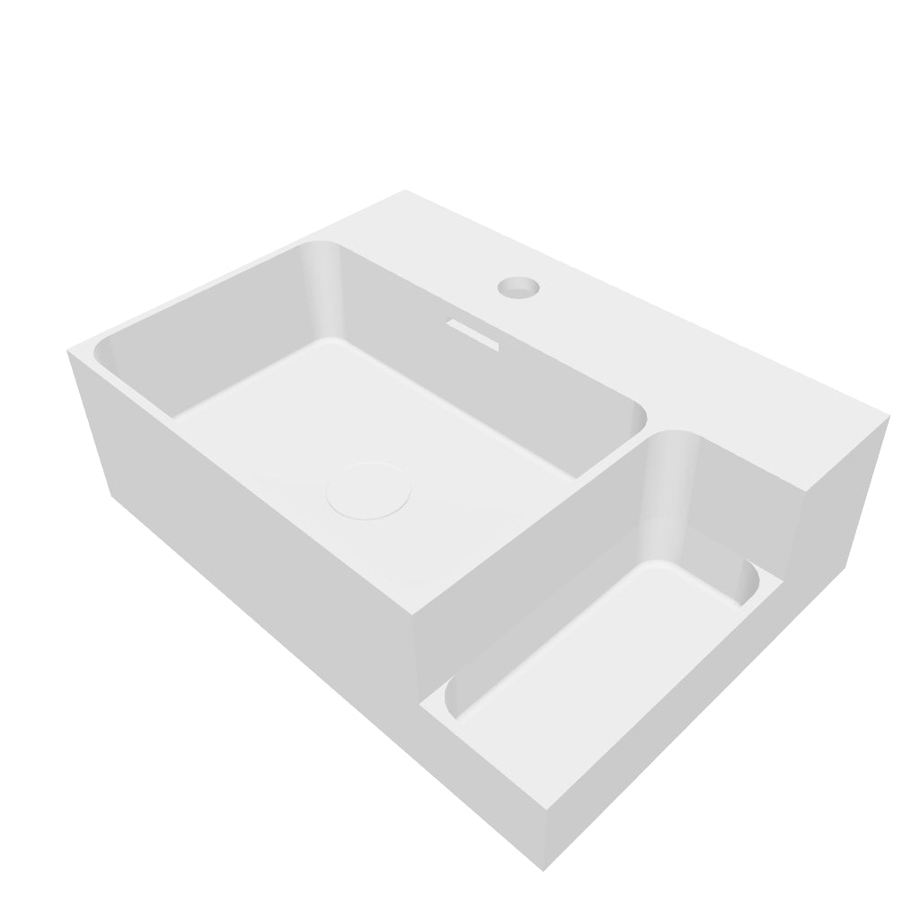 INFINITE | Captop 2.0 Wall Mount Washbasin | INFINITE Solid Surfaces