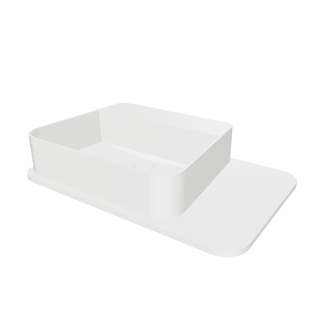 INFINITE | Captop 3.0 Wall Mount Washbasin | INFINITE Solid Surfaces