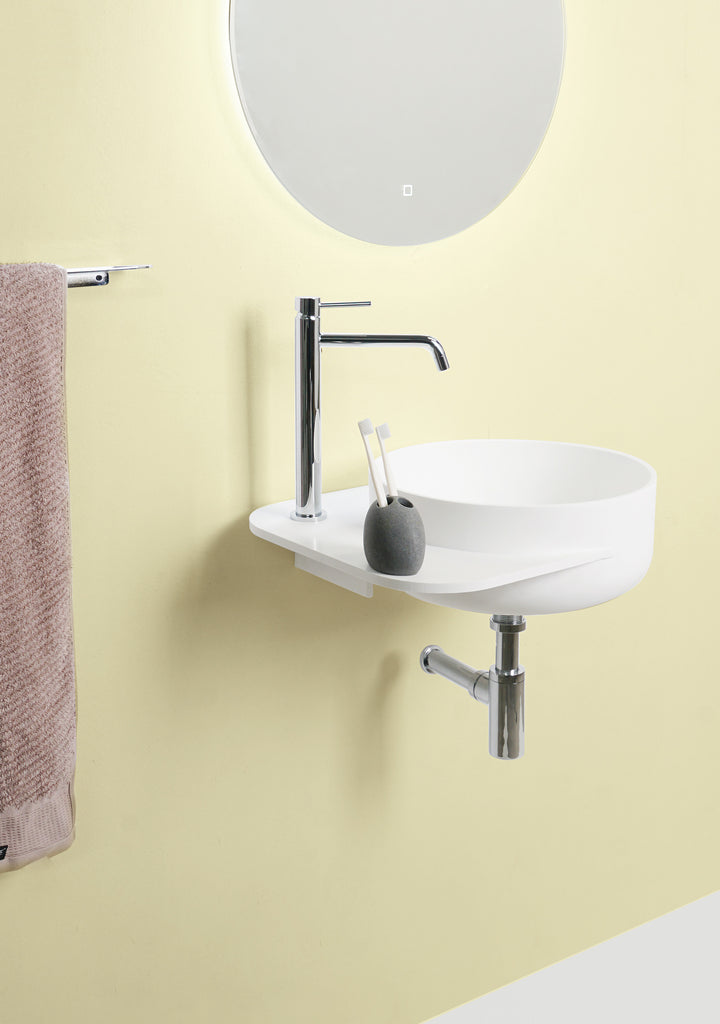 INFINITE | Captop 4.0 Wall Mount Washbasin | INFINITE Solid Surfaces