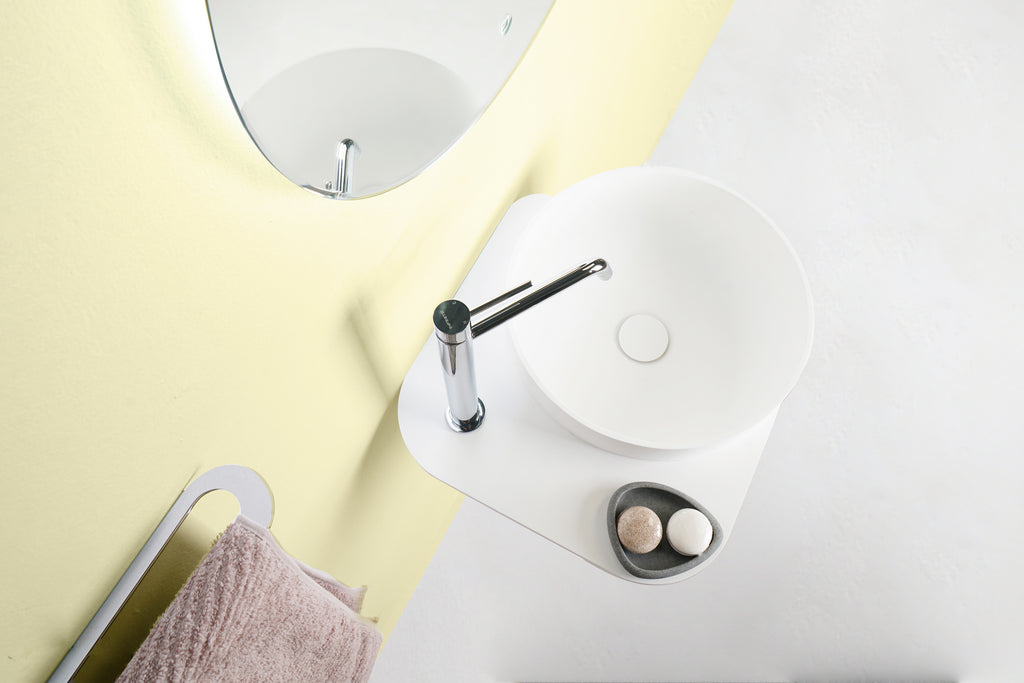 INFINITE | Captop 4.0 Wall Mount Washbasin | INFINITE Solid Surfaces