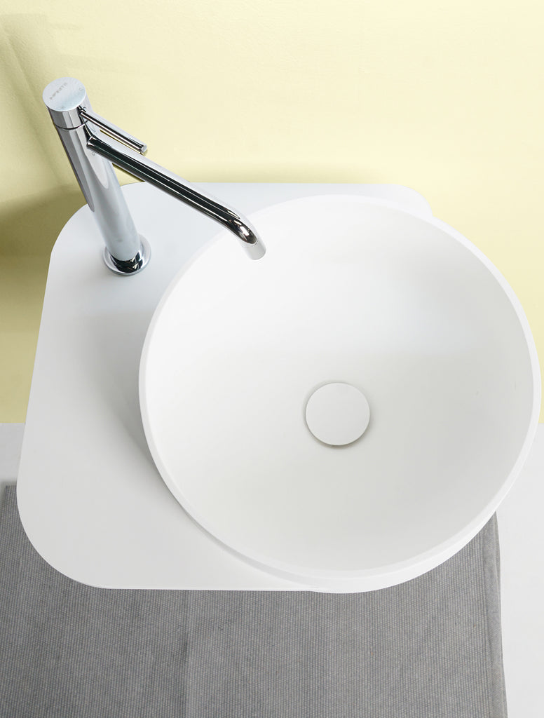 INFINITE | Captop 4.0 Wall Mount Washbasin | INFINITE Solid Surfaces