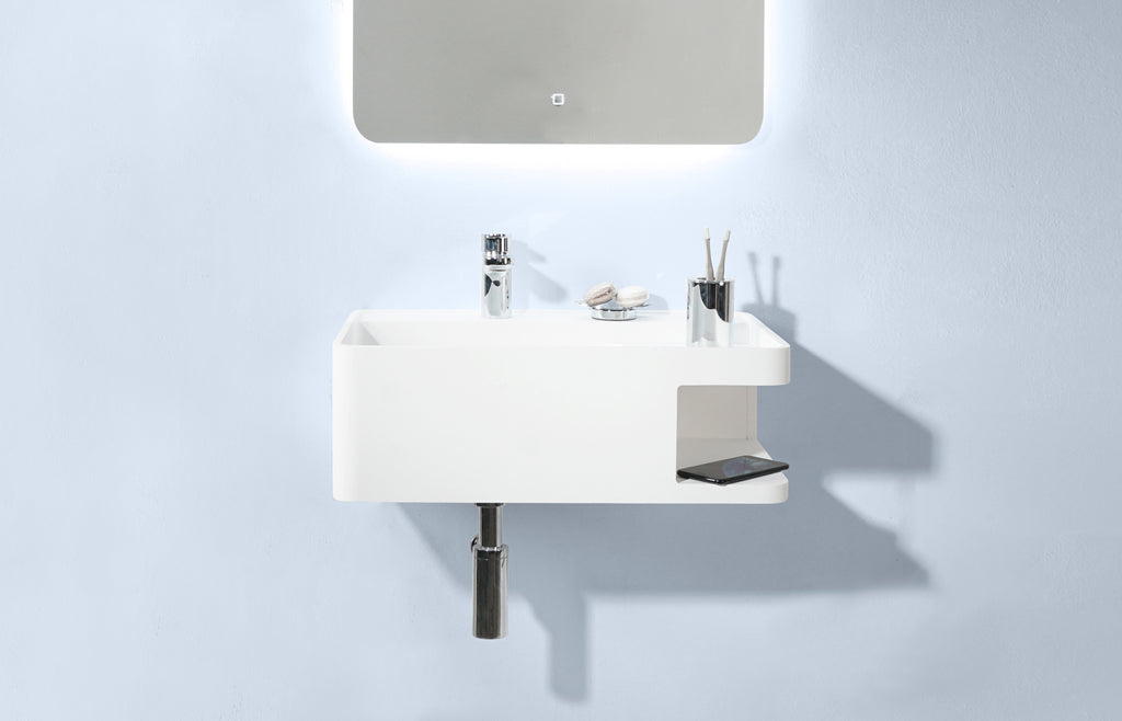 INFINITE | Captop 5.0 Wall Mount Washbasin | INFINITE Solid Surfaces