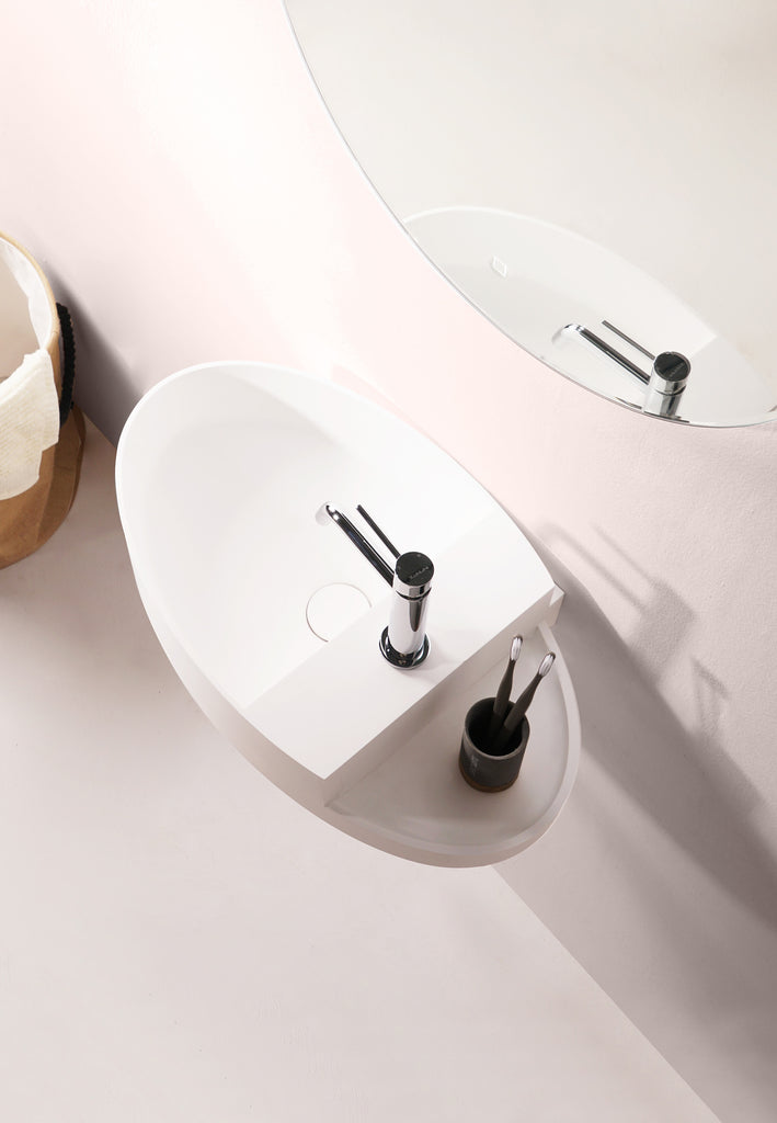 INFINITE | Captop 6.0 Wall Mount Washbasin | INFINITE Solid Surfaces