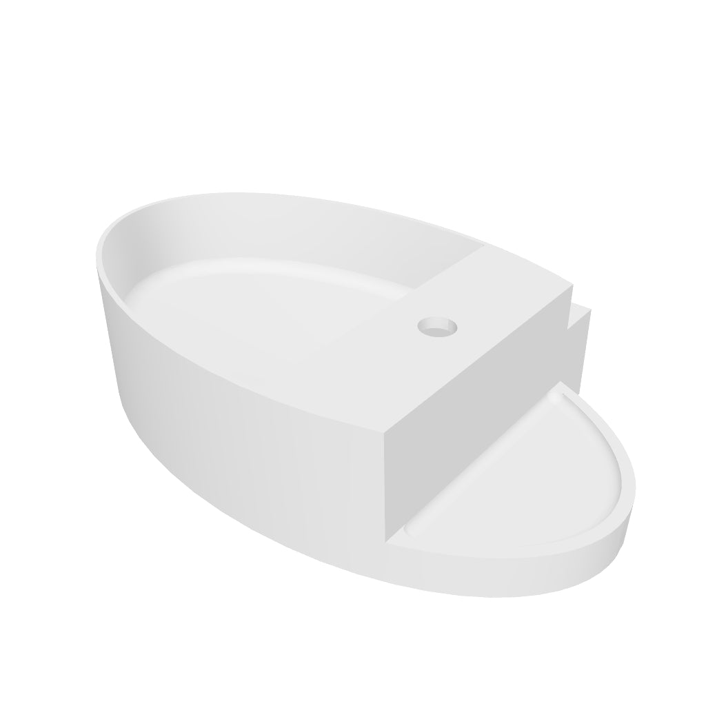 INFINITE | Captop 6.0 Wall Mount Washbasin | INFINITE Solid Surfaces