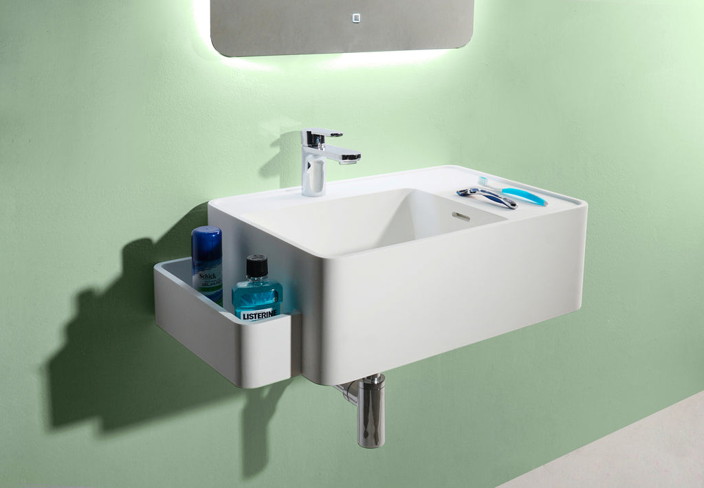 INFINITE | Captop 7.0 Wall Mount Washbasin | INFINITE Solid Surfaces