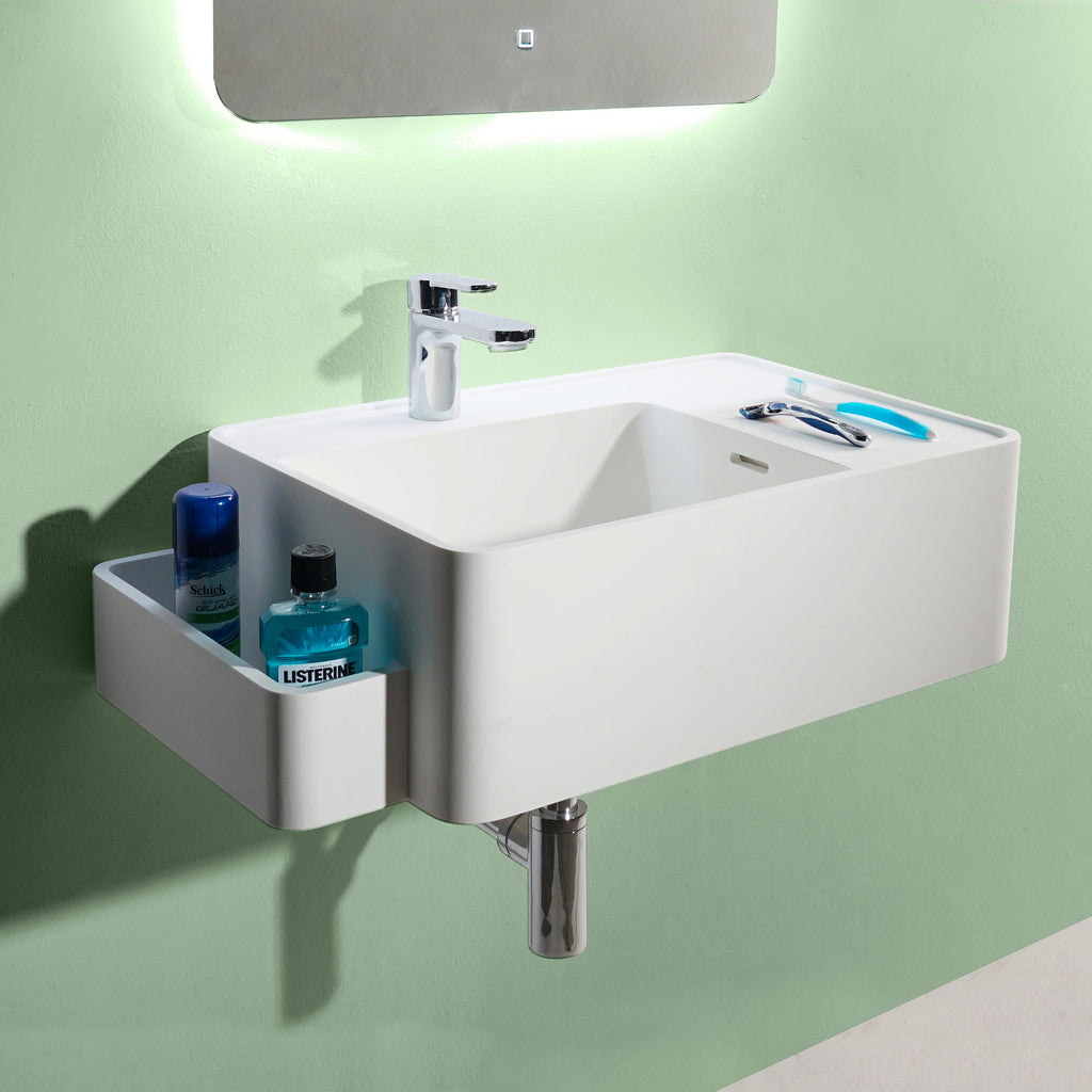 INFINITE | Captop 7.0 Wall Mount Washbasin | INFINITE Solid Surfaces