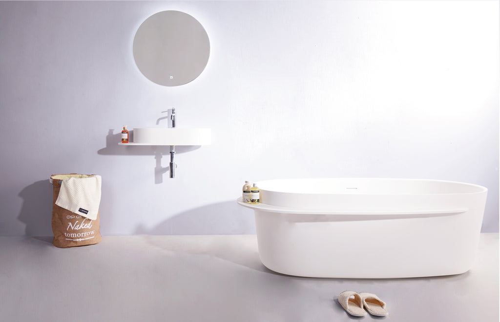 INFINITE | Captop 8.0 Wall Mount Washbasin | INFINITE Solid Surfaces