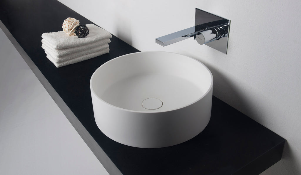 INFINITE | Super Thin Edge 40CL | Overcounter Washbasin | INFINITE Solid Surfaces