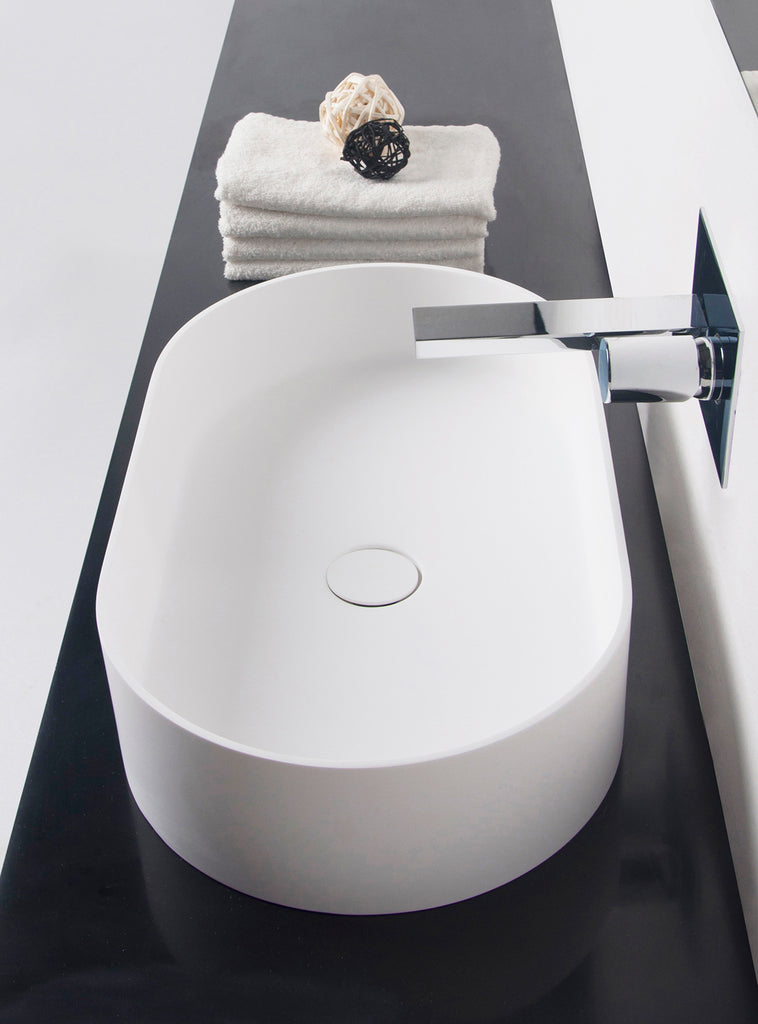 INFINITE | Super Thin Edge E 60CL | Overcounter Washbasin | INFINITE Solid Surfaces